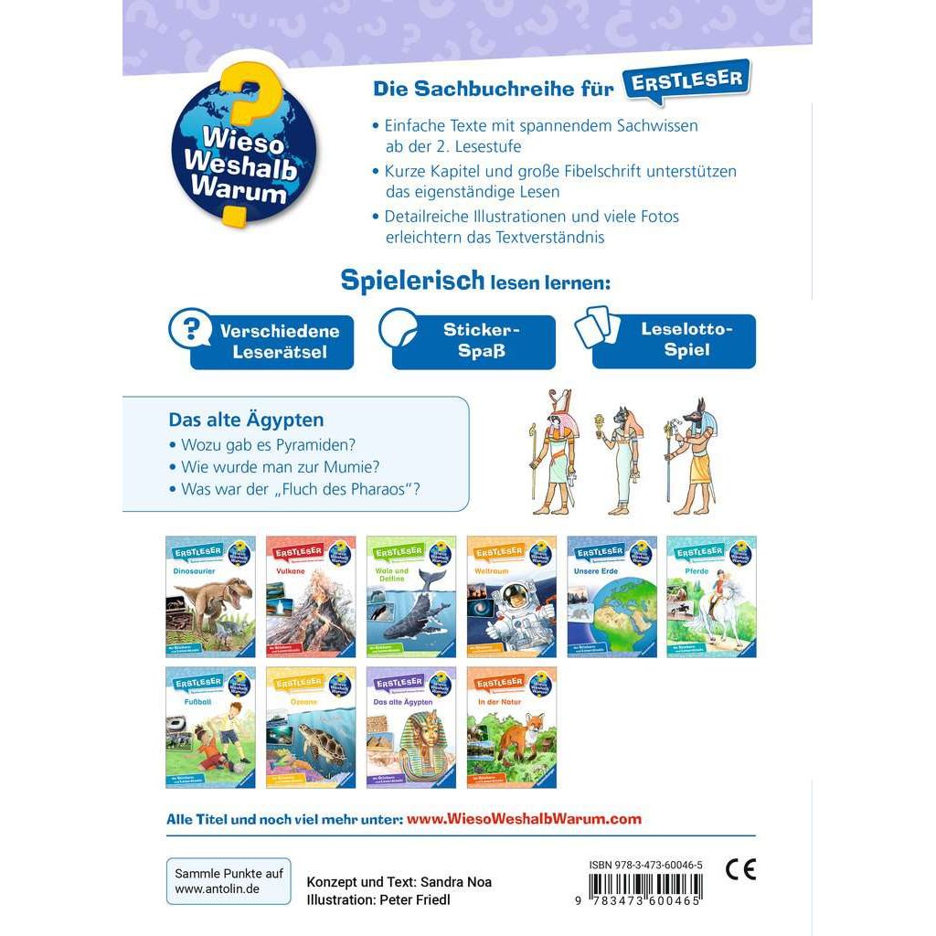 Ravensburger | Wieso? Weshalb? Warum? Erstleser, Band 9: Das alte Ägypten