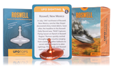 UFO Tops - Metal Spinning Top inspiriert von Roswell, NM UFO Sighting: Kosmisches Silber