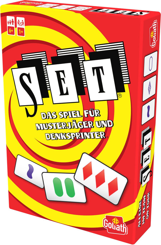 Goliath SET Kartenspiel für Musterjäger und Denksprinter mit Spielkarten