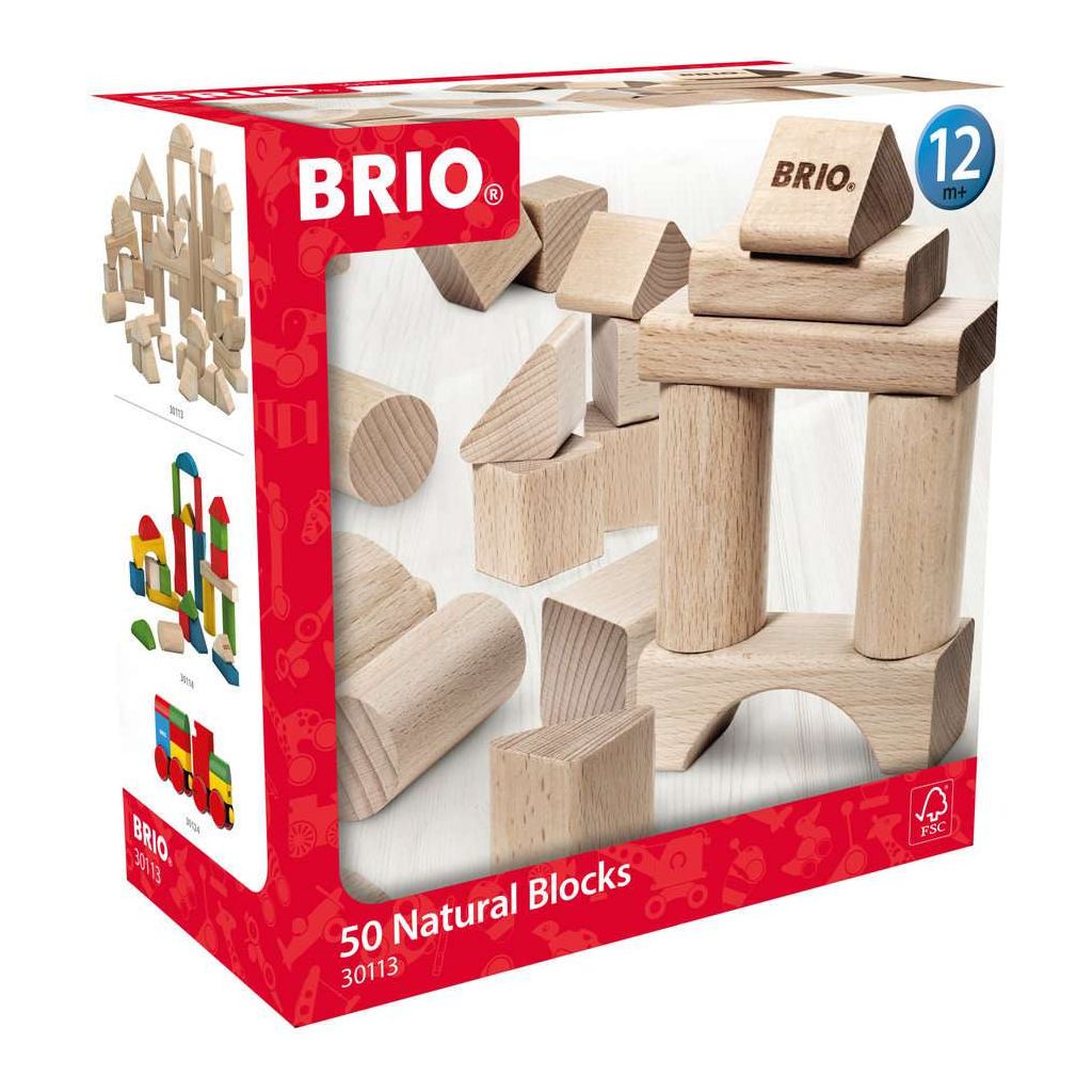 BRIO | Natur Holzbausteine 50Teile