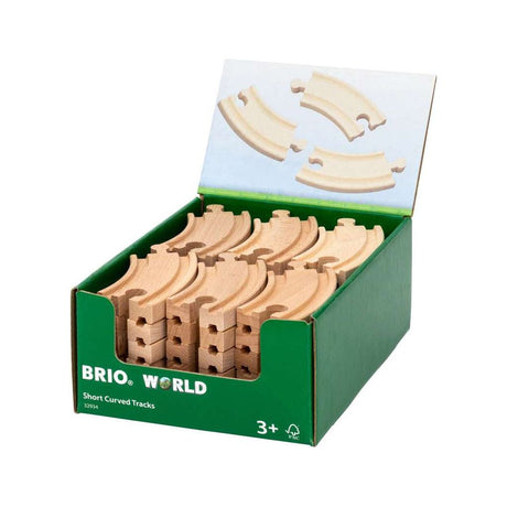 BRIO | Display Kurze gebogene Gleise (E1)