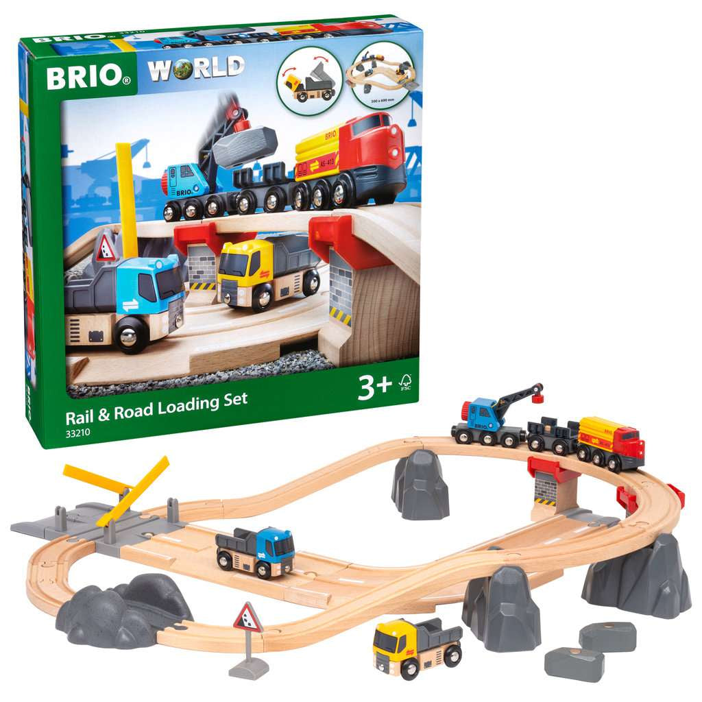 BRIO | BRIO Straßen & Schienen Steinverlade Set