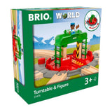 BRIO | Lok-Drehscheibe mit Kontrollbrücke