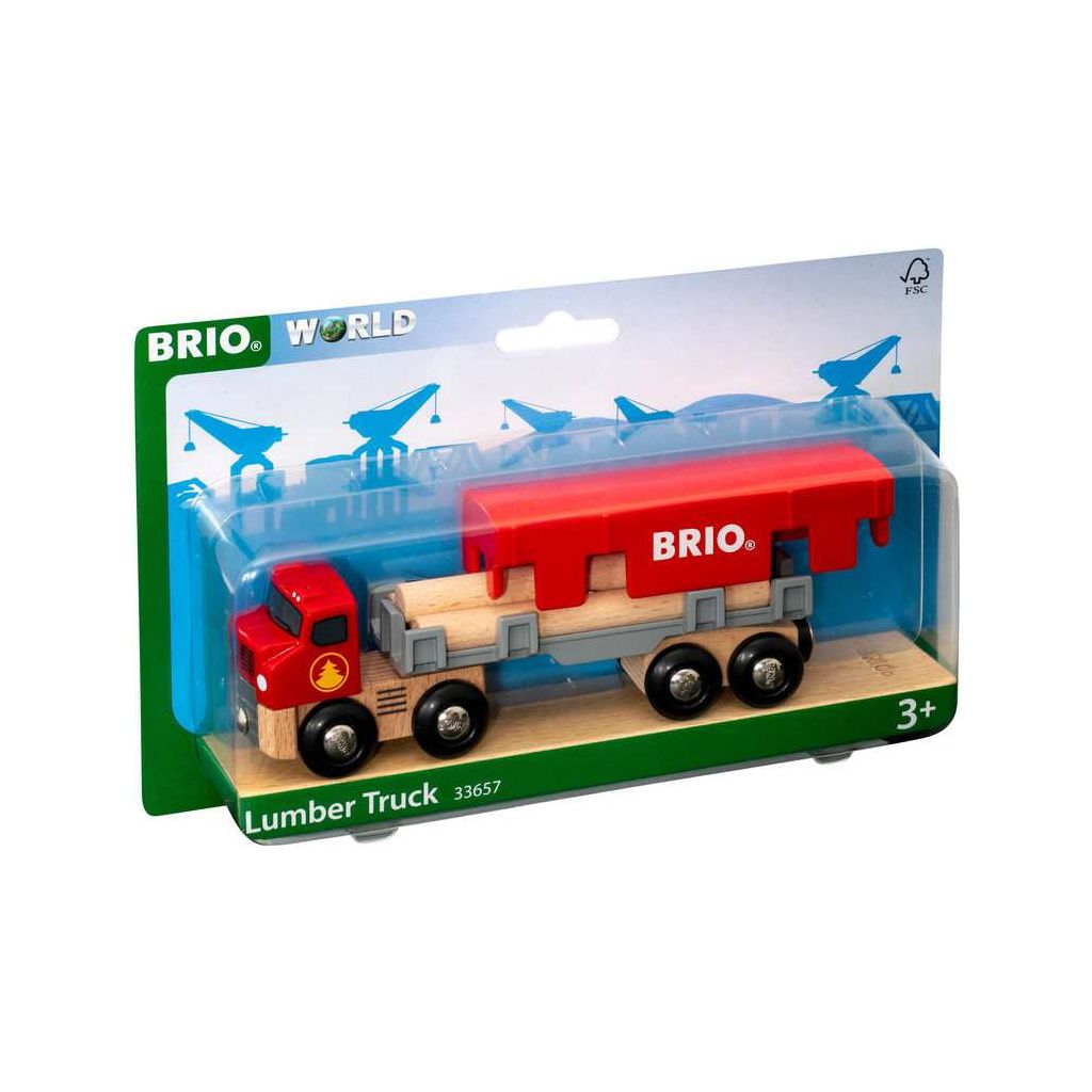 BRIO | Holztransporter mit Magnetladung
