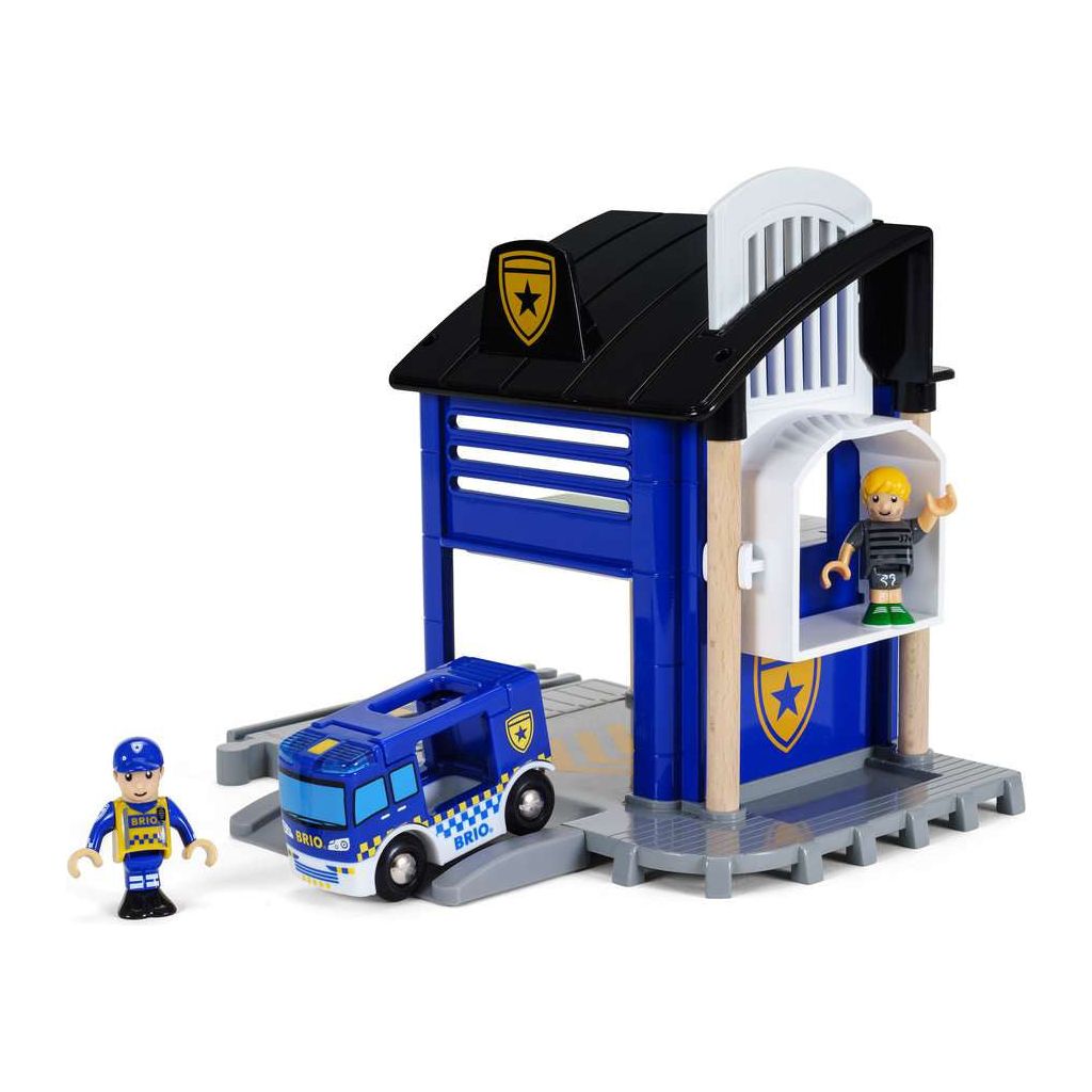 BRIO | Polizeistation mit Einsatzfahrzeug