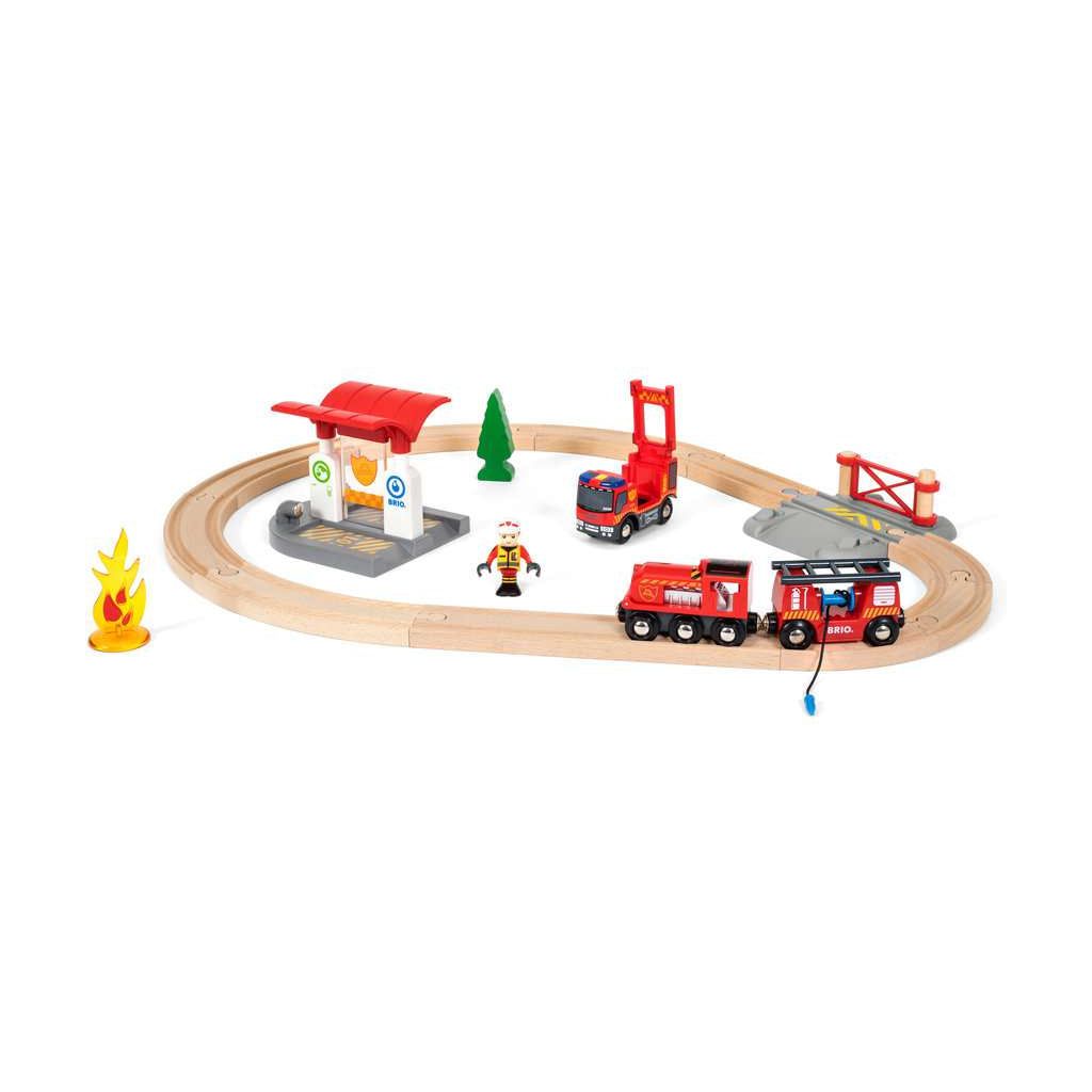 BRIO | BRIO Bahn Feuerwehr Set