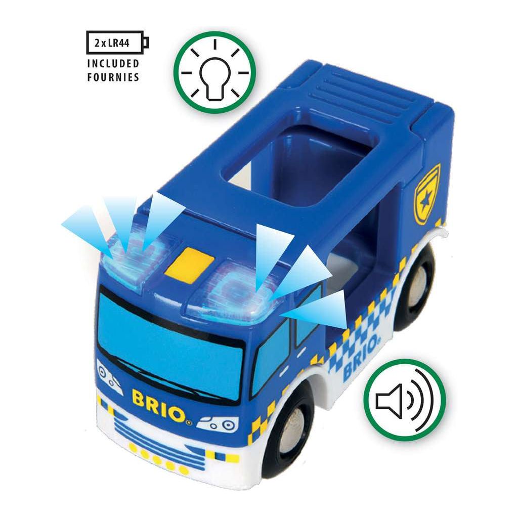 BRIO | Polizeiwagen mit Licht und Sound