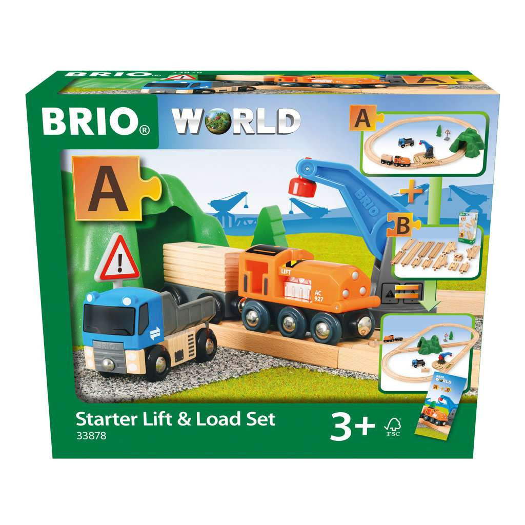 BRIO | Starterset Güterzug mit Kran