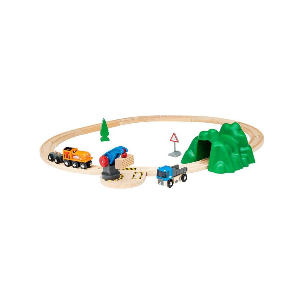 BRIO | Starterset Güterzug mit Kran