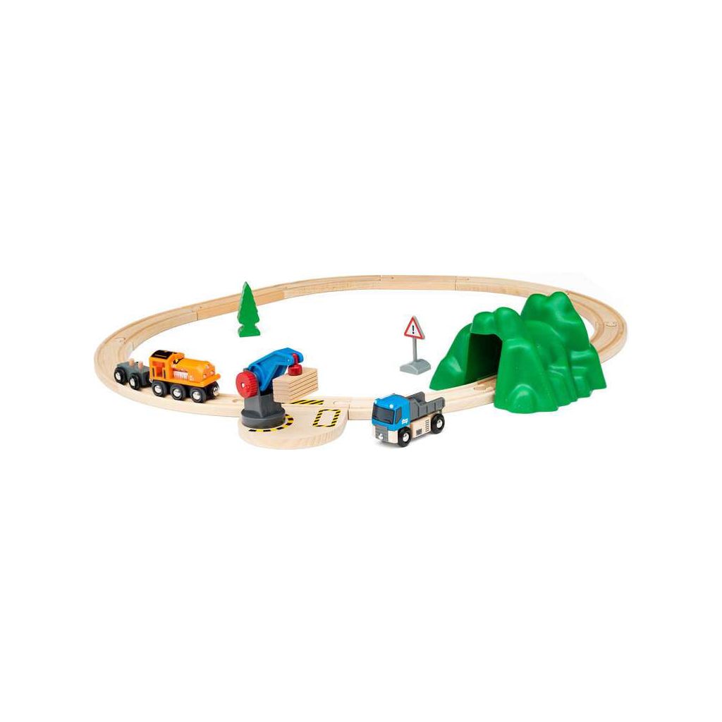 BRIO | Starterset Güterzug mit Kran