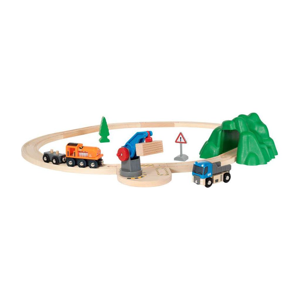 BRIO | Starterset Güterzug mit Kran