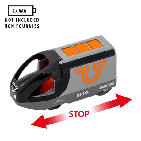 BRIO | Orange-schwarzer Reisezug