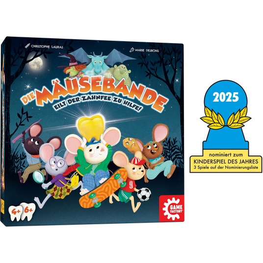 Die Mäusebande | Gamefactory | nominiert um "Kinderspiel des Jahres 2025"