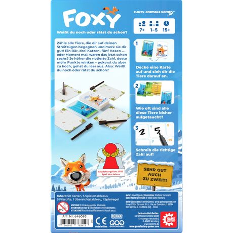 Foxy | GAMEFACTORY | Empfehlungsliste  Spiel des Jahre 25