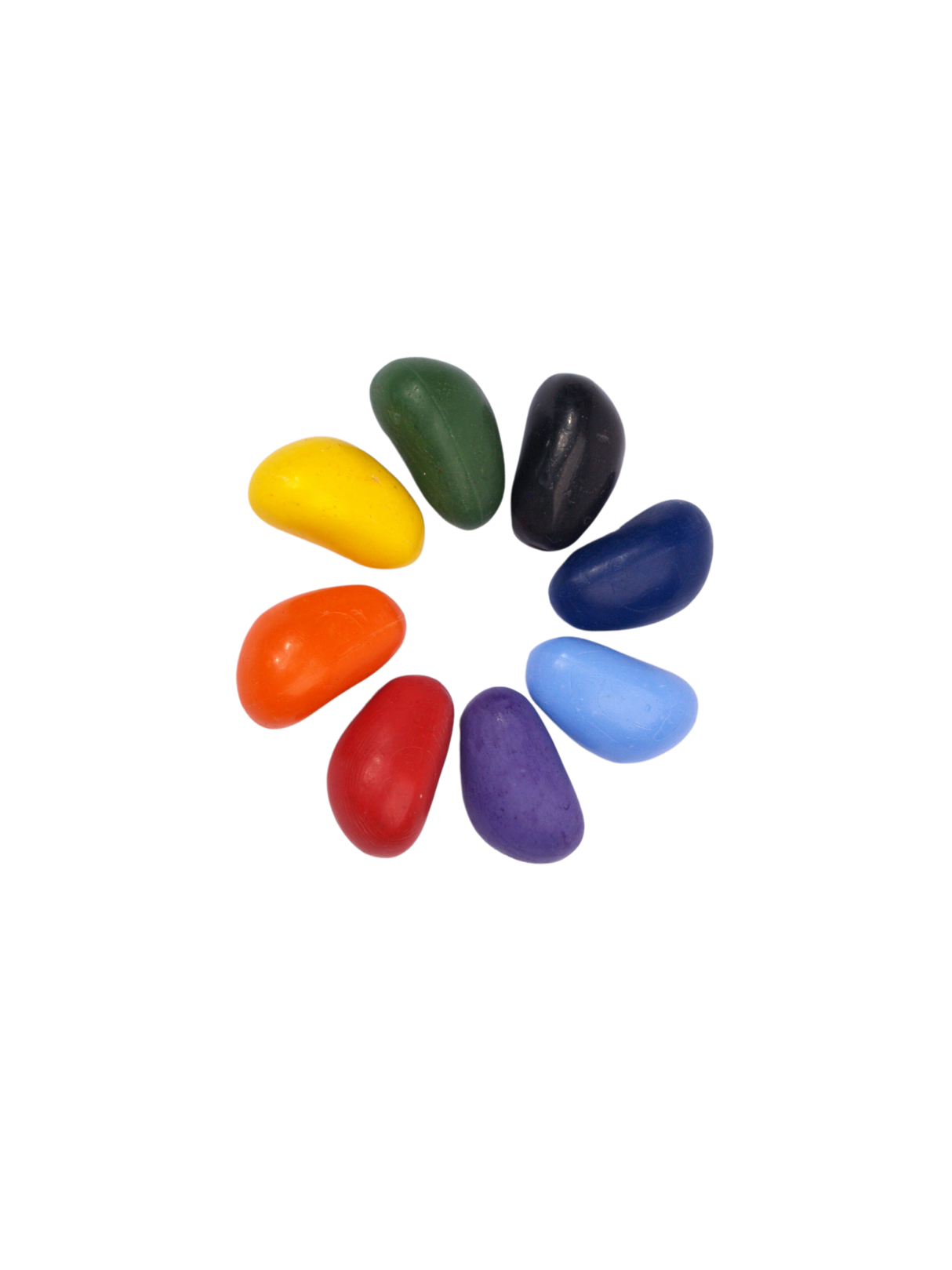Crayon Rocks | 8 Künstlerische Farben | EU - Buntstifte für moderne Kunst in ecrufarbener Baumwolltasche