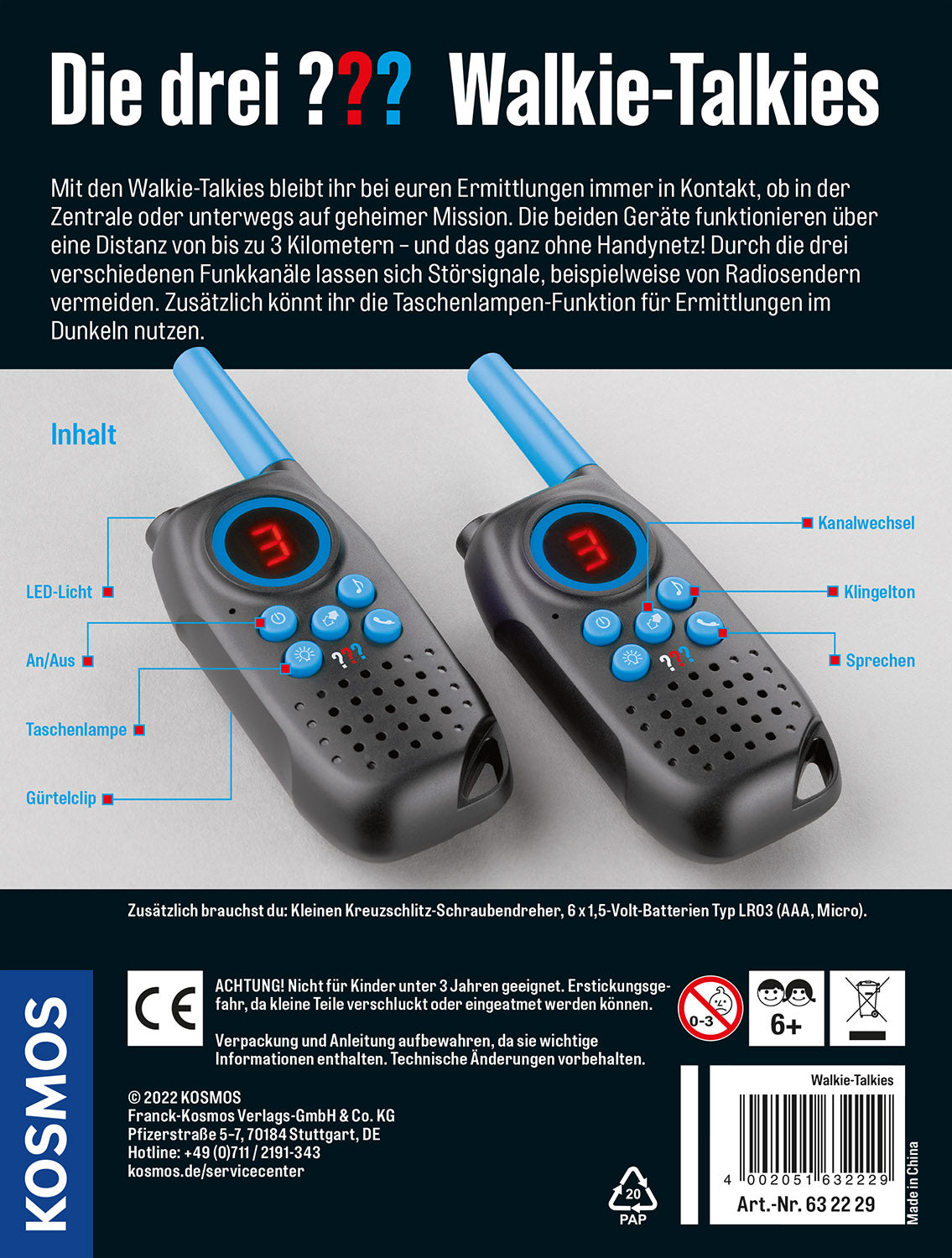 KOSMOS | Die drei ??? - Walkie-Talkies