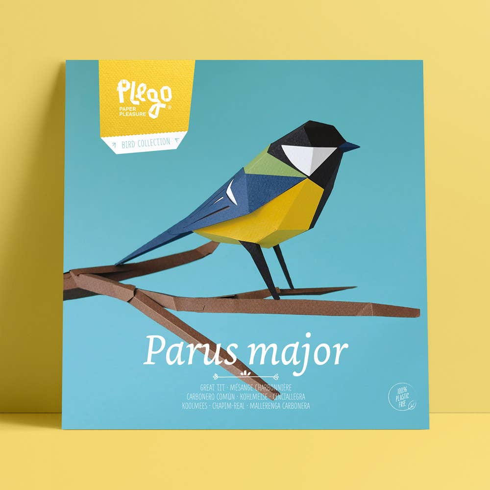 PLEGO - PARUS MAJOR - KOHLMEISE - Papiervogel
