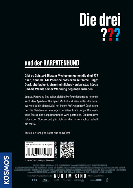 KOSMOS | Die drei ??? und der Karpatenhund/Buch zum Film