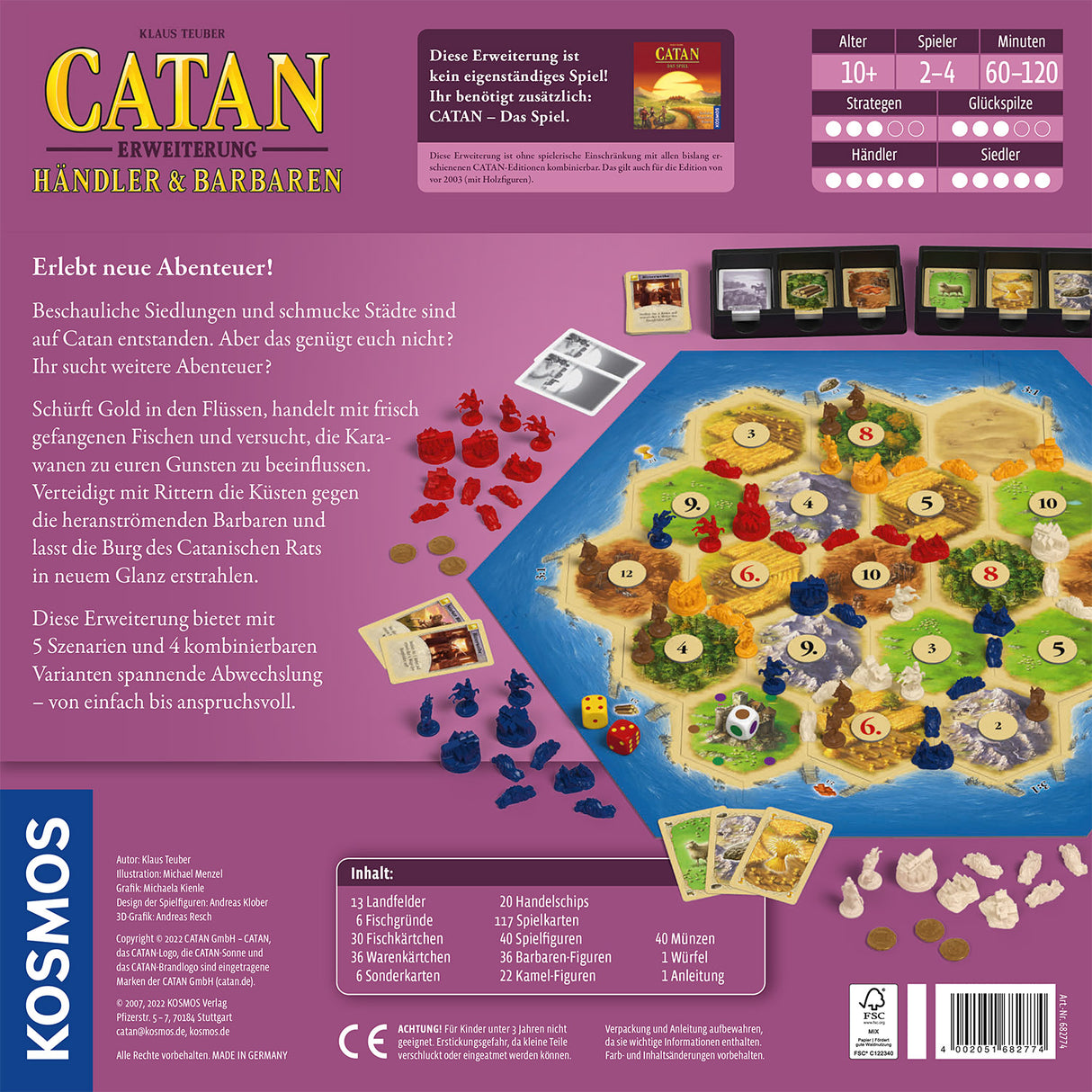 KOSMOS | CATAN - Händler & Barbaren 2 - 4 Spieler