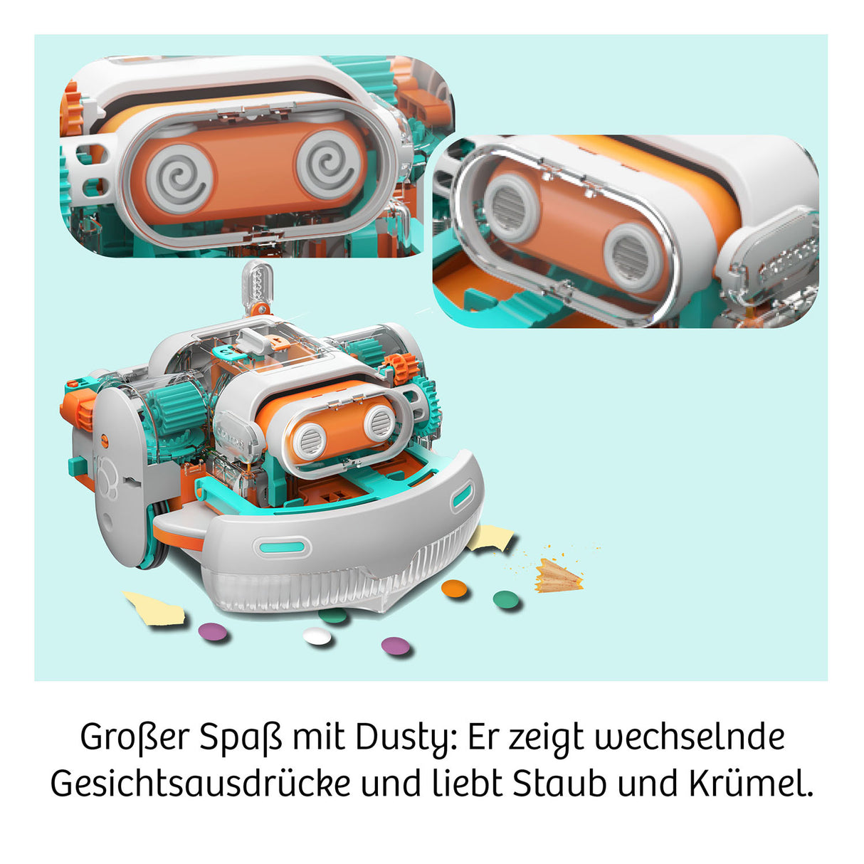 KOSMOS | Dusty - Dein saugstarker Robo-Helfer