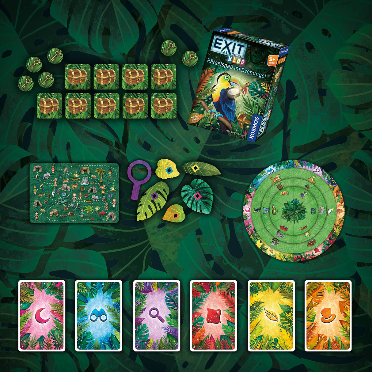 KOSMOS | EXIT® - Das Spiel Kids: Rätselspaß im Dschungel
