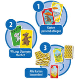 Schmidt Spiele | Mauseschlau & Bärenstark, Bewegungs-Mau Mau