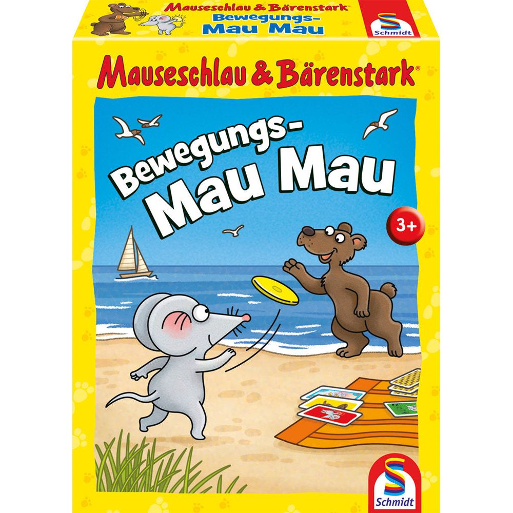 Schmidt Spiele | Mauseschlau & Bärenstark, Bewegungs-Mau Mau