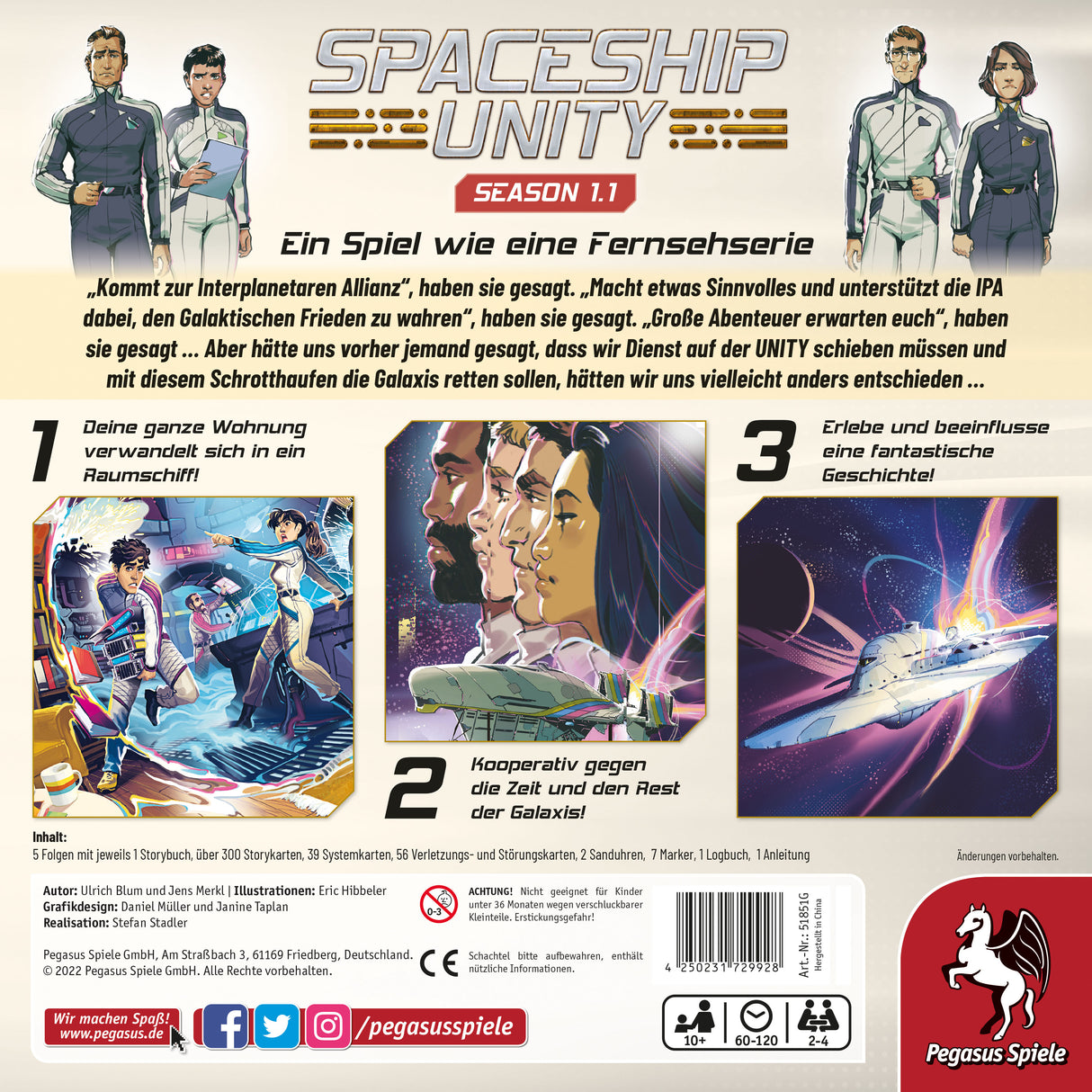 Pegasus Spiele | Spaceship Unity – Season 1.1