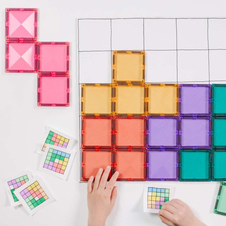Connetix Magnetbausteine | Pastel | Square Pack | 40 Teile
