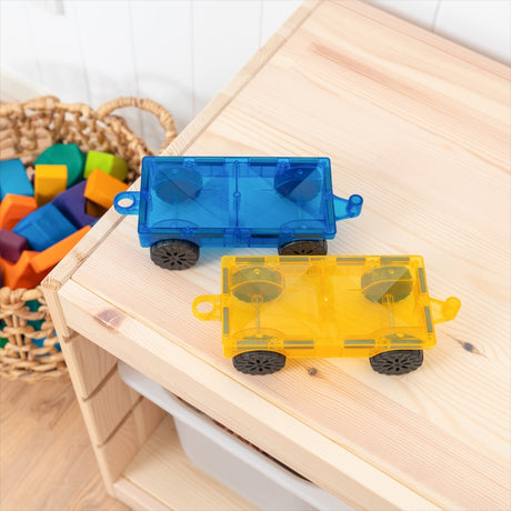 Connetix Magnetbausteine | Rainbow | Car Pack | 2 Teile