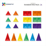Connetix Magnetbausteine | Rainbow | Mini Pack | 24 Teile