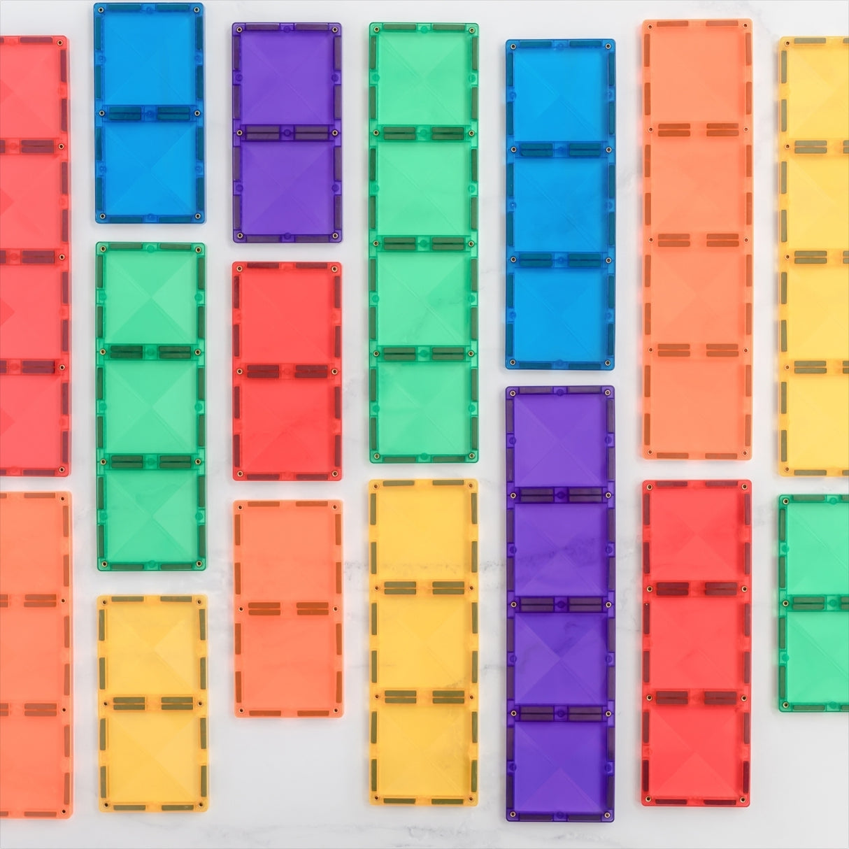 Connetix Magnetbausteine | Rainbow | Rectangle Pack | 18 Teile