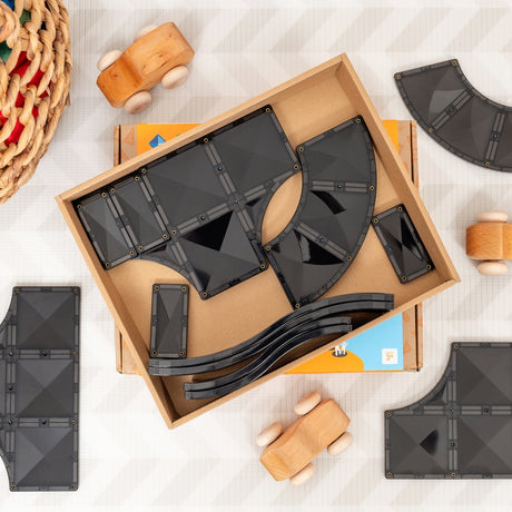Connetix Magnetbausteine | Rampen & Kreuzungen Pack | 16 Teile