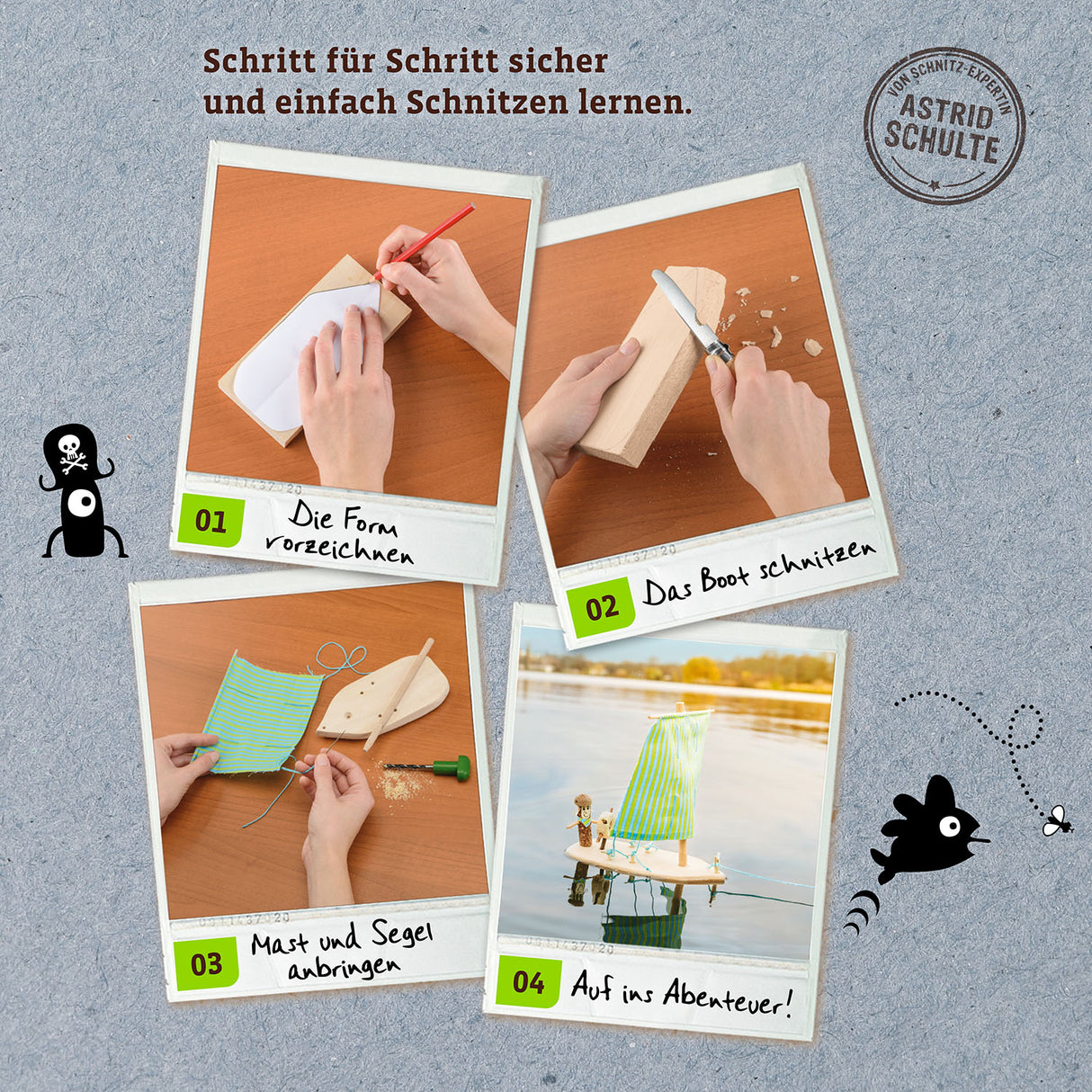 KOSMOS | Schnitzen Komplett-Set