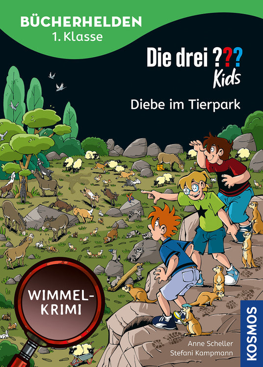 KOSMOS | Bücherhelden 1. Kl. ??? Kids Tierpark Wimmelbuch