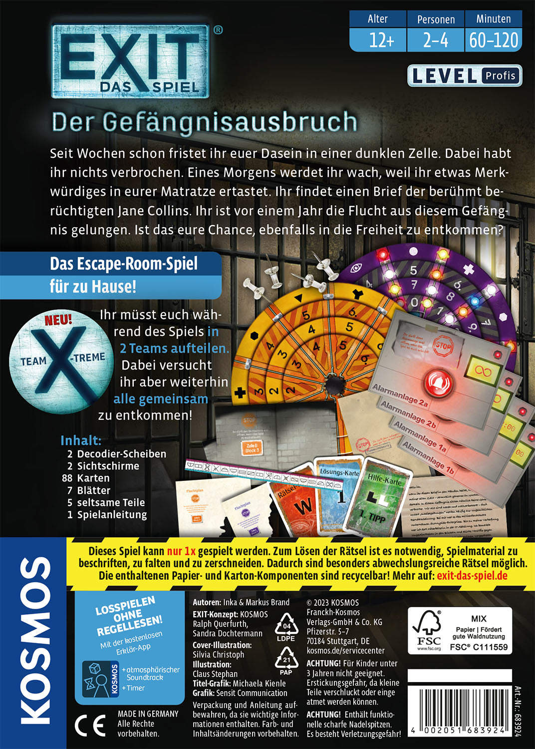 KOSMOS | EXIT® - Das Spiel: Der Gefängnisausbruch