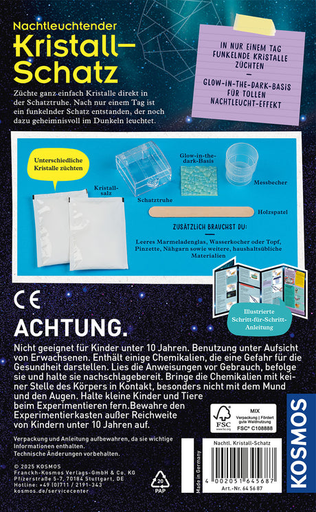 KOSMOS | Nachtleuchtender Kristall-Schatz