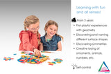 Wissner® aktiv lernen | Geometrische Legeplättchen | Pattern Blocks | 250 Teile