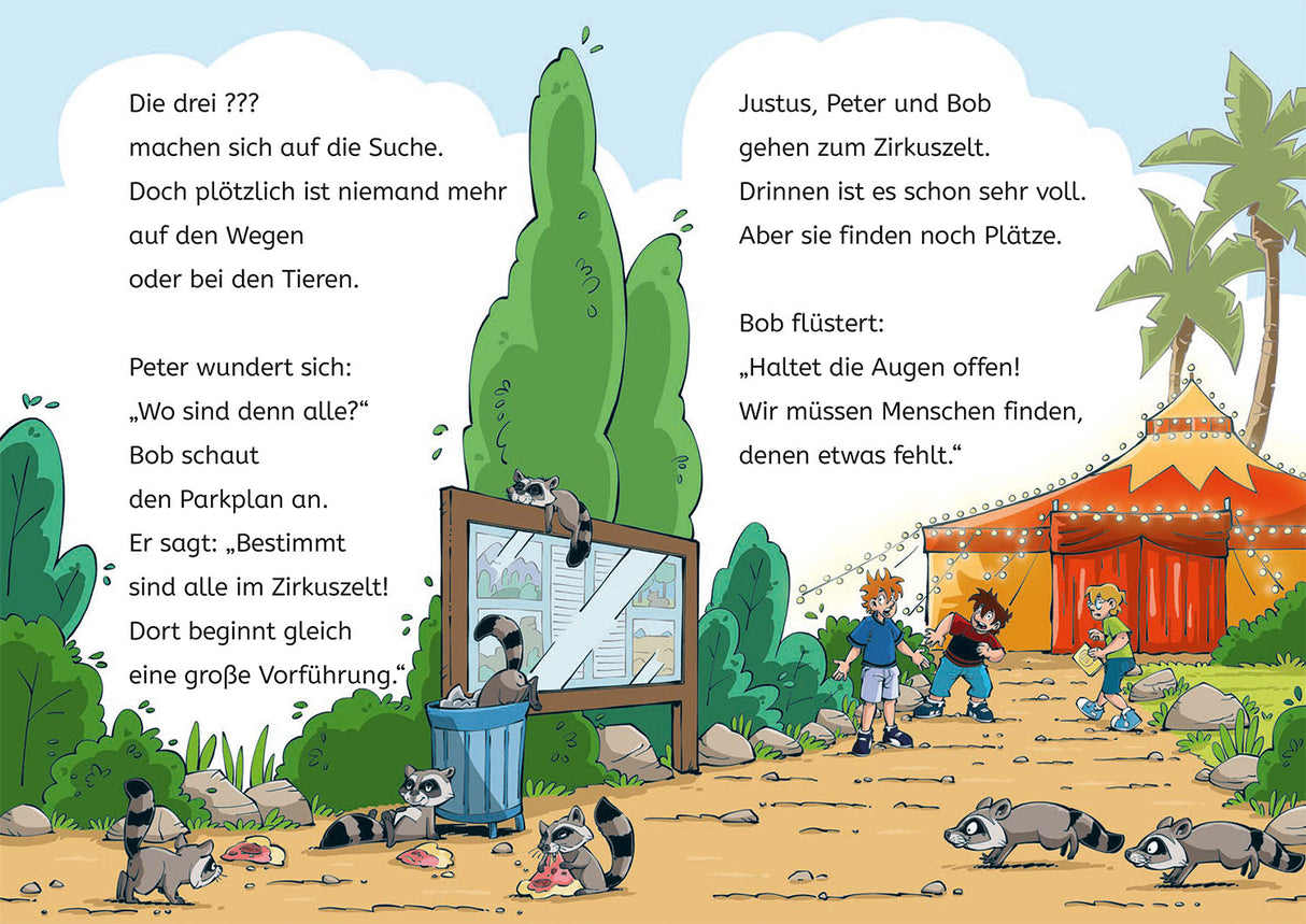KOSMOS | Bücherhelden 1. Kl. ??? Kids Tierpark Wimmelbuch