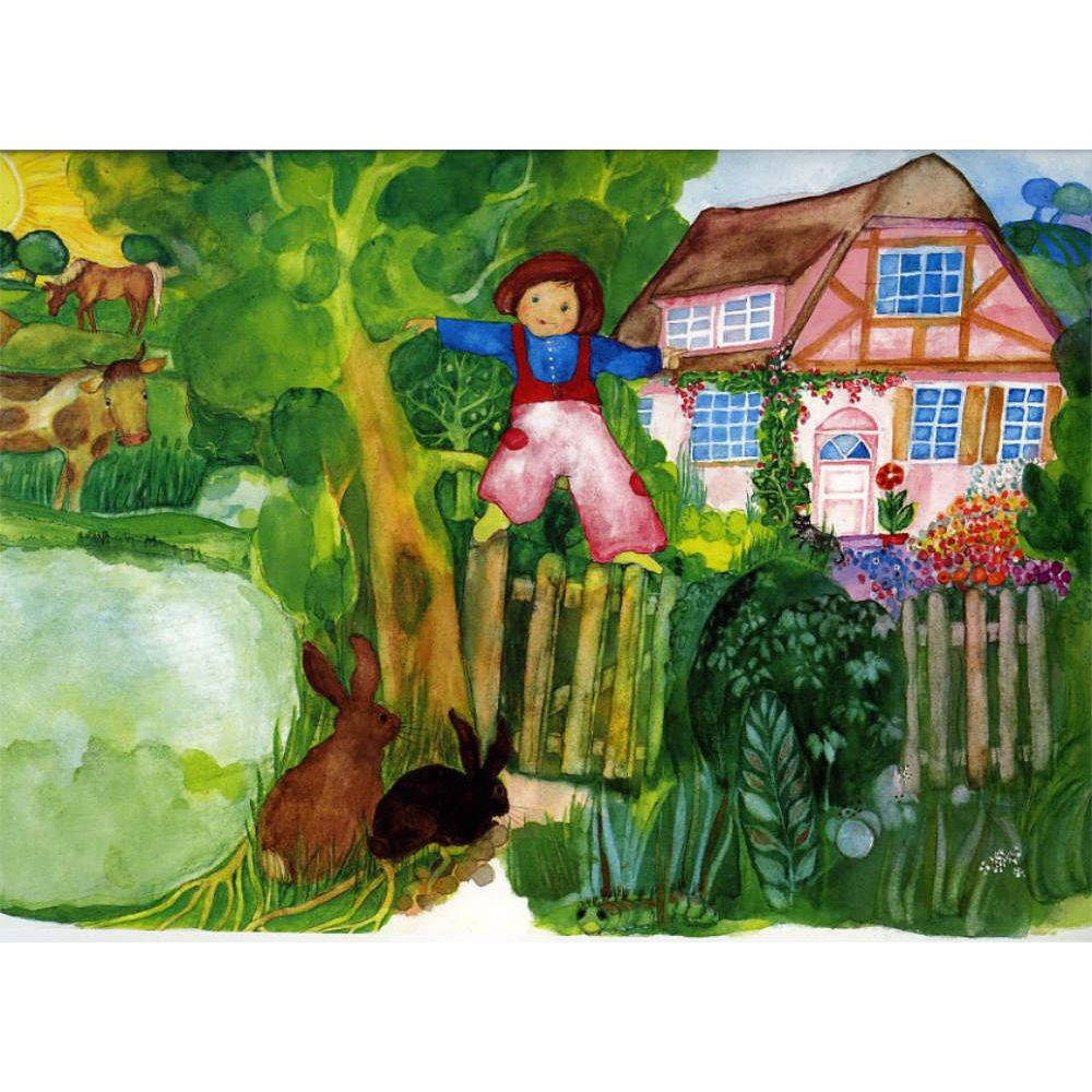 KRAUL | Poster Kühe und Hasen 25x38cm