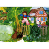 KRAUL | Poster Kühe und Hasen 25x38cm