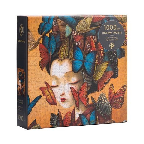 Paperblanks | Puzzle | 1000 Teile | Madame Butterfly