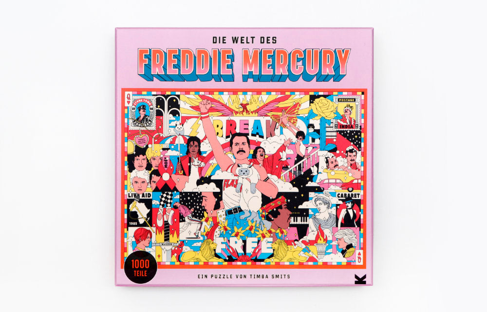 Laurence King | Die Welt des Freddie Mercury | 1000 Teile
