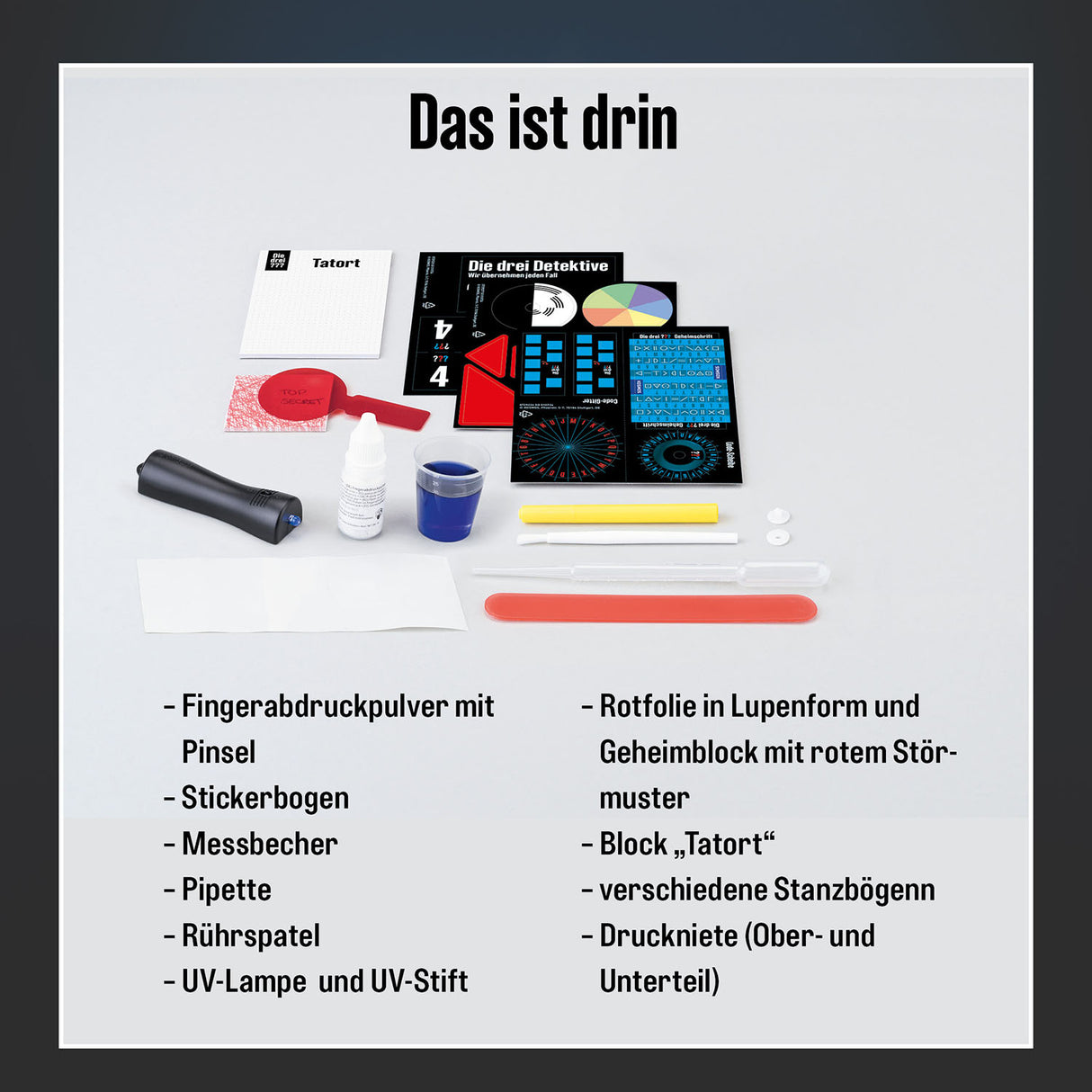 KOSMOS | Die drei ??? Detektiv-Ausrüstung