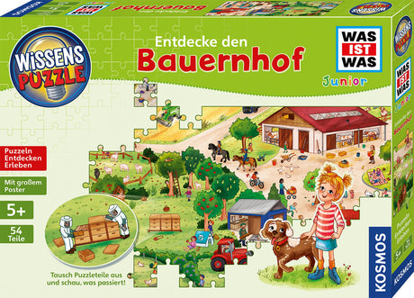 KOSMOS | Wissenspuzzle: WAS IST WAS junior - Entdecke den Bauernhof