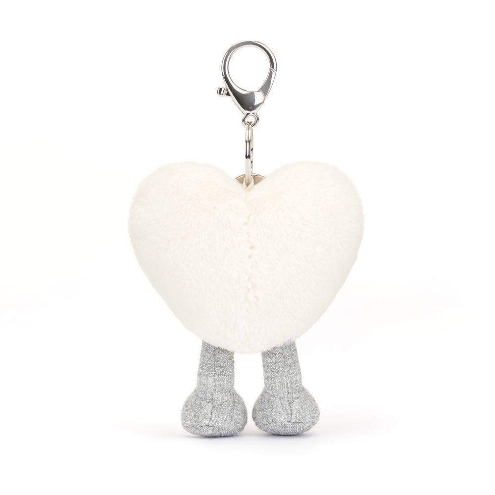 Jellycat | Amuseable Cream Heart Bag Charm