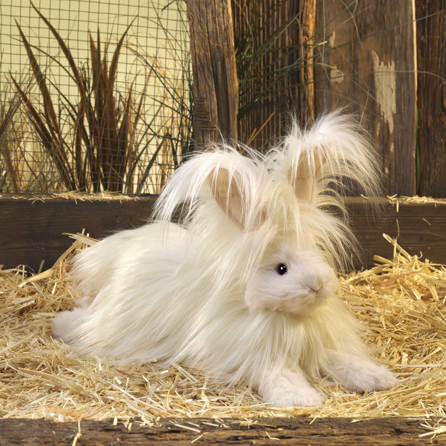 Folkmanis Puppets | Angora Rabbit / Angorakaninchen