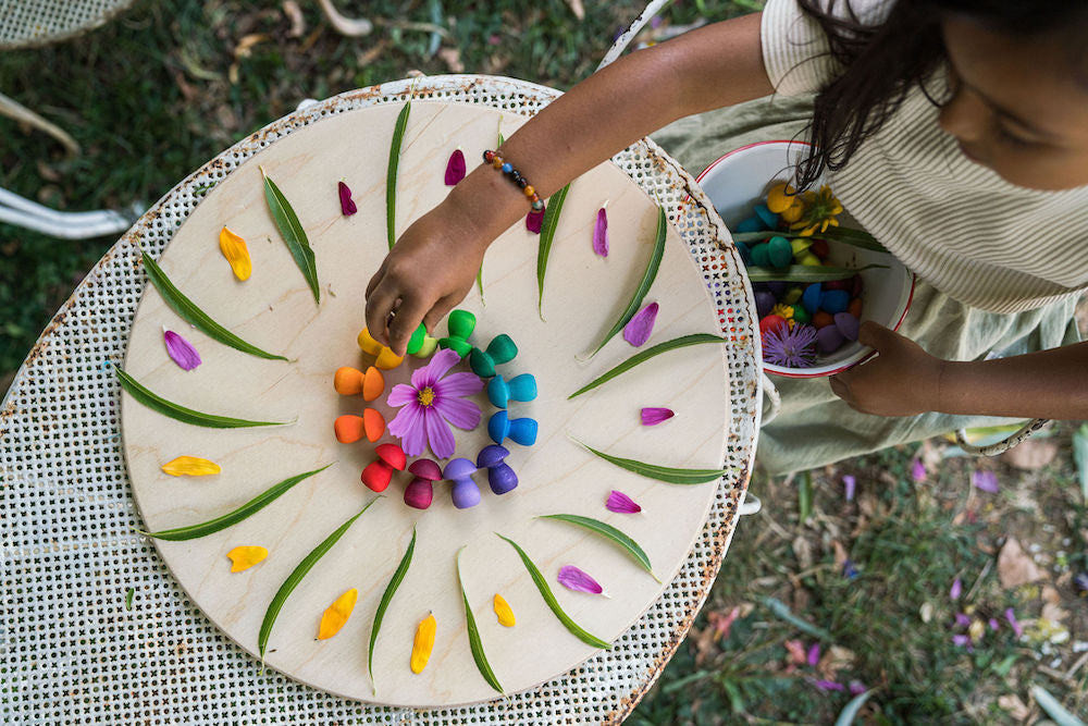 Grapat | Mandala Rainbow Mushrooms