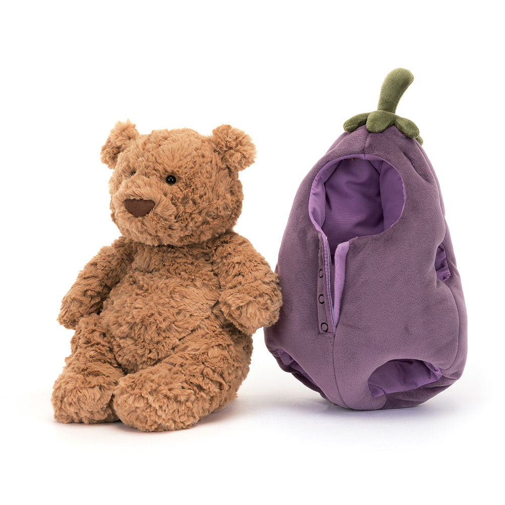 Jellycat | Bartholomew Bear Aubergine