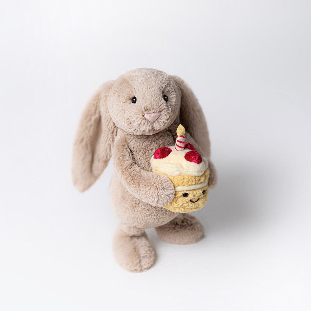 Jellycat | Bashful Beige Bunny 'Birthday'